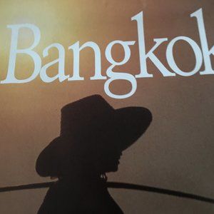 VTG Delta Air Lines Bangkok Travel Poster